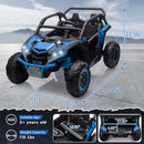 24V Kids 4WD Electric Ride-On Car with Guardrail and Remote Control Magic Cars 16