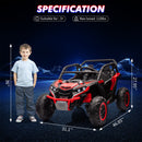24V Kids 4WD Electric Ride-On Car with Guardrail and Remote Control Magic Cars 23