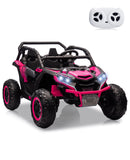 24V Kids 4WD Electric Ride-On Car with Guardrail and Remote Control Magic Cars 8