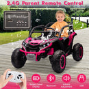 24V Kids 4WD Electric Ride-On Car with Guardrail and Remote Control Magic Cars 9