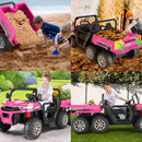 24V Electric Kids 2-Seater Ride-On Dump Truck with Remote Control, 4/2WD Magic Cars 11