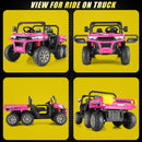 24V Electric Kids 2-Seater Ride-On Dump Truck with Remote Control, 4/2WD Magic Cars 9