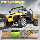 24V Kids Electric Ride-On Dump Truck with Remote Control 2-Seater 4/2WD Magic Cars 25