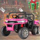 24V 2-Seater Kids Electric Ride-On 4WD Dump Truck with Remote Control Magic Cars 12