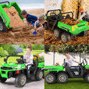 24V 2-Seater Kids Electric Ride-On Dump Truck with Remote Control and 4WD Magic Cars 20
