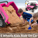 24V Kids 2-Seater 4WD Electric Ride-On Dump Truck with Remote Control Magic Cars 17