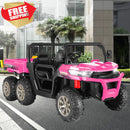 24V Electric 2-Seater Kids Ride-On Dump Truck with Remote Control Toy Magic Cars 25