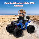 24V Kids Electric 4WD Off-Road Ride-On ATV Quad 4-Wheeler Toy Vehicle Magic Cars 17