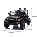 24V Children’s Electric Ride-On Car with Parental Remote, Bluetooth, MP3, LED Lights, and Suspension - Black Magic Cars 1