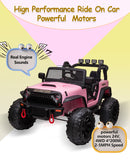 24V Battery-Powered Kids Ride-On Truck with Powerful Engine, 4WD, 2-Seater, and Safety Braking System Magic Cars 4