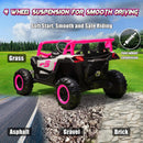 24V Off-Road UTV for Kids with Shock Suspension and Bluetooth Remote Control Magic Cars 6