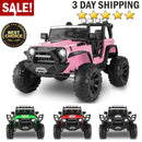 24V Kids Electric Ride-On Truck Toy with 2 Seats, 400W Motor, Bluetooth, and Remote Control Magic Cars 18