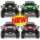 24V Kids Electric Ride-On Truck Toy with 2 Seats, 400W Motor, Bluetooth, and Remote Control Magic Cars 21