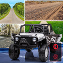 24V Kids 2-Seater Electric Ride-On Truck with Remote Control Magic Cars 6