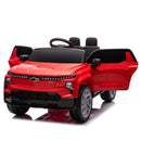 24V Kids Ride-On Car with Parental Remote Control Licensed Chevrolet Silverado Four-Wheel Magic Cars 12