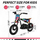 24V Kids Ride-On Battery-Powered Off-Road Dirt Bike with Disc Brakes Magic Cars 4