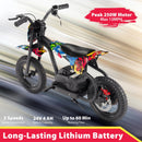 24V Kids Ride-On Battery-Powered Off-Road Dirt Bike with Disc Brakes Magic Cars 5