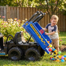 Navy 24V Electric 4WD Dump Truck for Kids - 2-Seater with Dump Bed Magic Cars 1