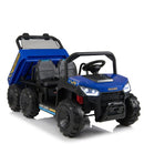 Navy 24V Electric 4WD Dump Truck for Kids - 2-Seater with Dump Bed Magic Cars 3