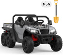 24V Remote-Controlled Electric Dump Truck for Kids with Music Player and Dump Bed in Gray Magic Cars Variant 0
