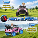 24V Two-Seater Electric Ride-On Car for Kids with Parental Control Magic Cars 4