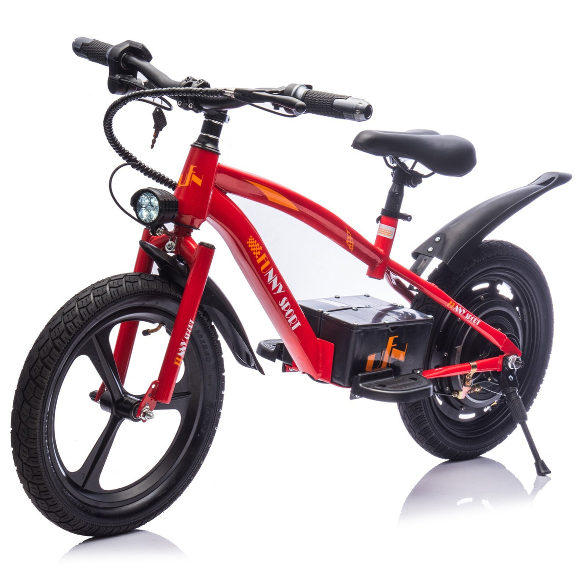 24V Kids Electric Ride-On Dirt Bike with 300W High-Power Motor, Red
