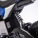 24V Kids Electric Blue Motocross Ride-On Motorcycle with Adjustable Speeds 3.1-9.3 MPH Magic Cars 19