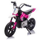 24V Pink Kids Electric Motocross Ride-On Motorcycle with Adjustable Speeds 3 to 9 MPH Magic Cars 10