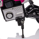 24V Pink Kids Electric Motocross Ride-On Motorcycle with Adjustable Speeds 3 to 9 MPH Magic Cars 18