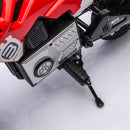 24V Kids Ride-On Electric Motocross Motorcycle Toy Red with Adjustable Speeds 3.1-9.3 MPH Magic Cars 18