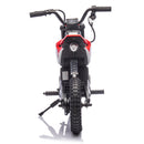 24V Kids Ride-On Electric Motocross Motorcycle Toy Red with Adjustable Speeds 3.1-9.3 MPH Magic Cars 2