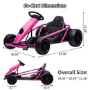 24V Kids Ride-On Go Kart with 8 MPH Speed, Drifting Feature, 155 lbs Load Capacity, Dual 300W Motors Magic Cars 1