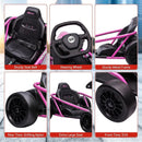 24V Kids Ride-On Go Kart with 8 MPH Speed, Drifting Feature, 155 lbs Load Capacity, Dual 300W Motors Magic Cars 2
