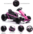 24V Kids Ride-On Go Kart with 8 MPH Speed, Drifting Feature, 155 lbs Load Capacity, Dual 300W Motors Magic Cars 4