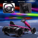 24V Kids Ride-On Go Kart with 8 MPH Speed, Drifting Feature, 155 lbs Load Capacity, Dual 300W Motors Magic Cars 5