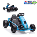 24V Kids Ride-On Go Kart with 8MPH Speed, Drifting Car, 2x300W Motors, Blue, Supports 155lbs Magic Cars Variant 0