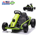 24V Kids Ride-On Go Kart with 8MPH Speed, Drifting Car, 2x300W Motors, Green, Supports 155lbs Magic Cars Variant 0