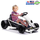 24V Kids Ride-On Go Kart with 8MPH Speed, Drifting Feature, 2x300W Motors, Supports 155lbs, Built-in Music Magic Cars 0