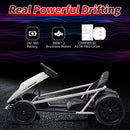 24V Kids Ride-On Go Kart with 8MPH Speed, Drifting Feature, 2x300W Motors, Supports 155lbs, Built-in Music Magic Cars 1