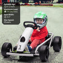 24V Kids Ride-On Go Kart with 8MPH Speed, Drifting Feature, 2x300W Motors, Supports 155lbs, Built-in Music Magic Cars 4
