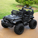 24V Kids Electric Ride-On Jeep with 400W Motor, Four-Wheel Suspension, Remote Control, and MP3 Player Magic Cars 4