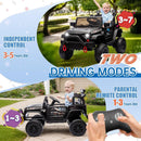 24V Kids Electric Ride-On Jeep with 400W Motor, Four-Wheel Suspension, Remote Control, and MP3 Player Magic Cars 4