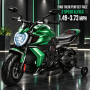 24V Ride-On Motorcycle for Kids, Licensed Ducati Diavel by Bentley Magic Cars 4