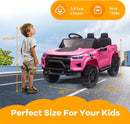 24V Electric Kids 2-Seater Ride-On Pickup Truck with 1100W Motor and Remote Control, Pink Magic Cars 1
