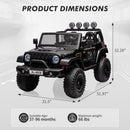 24V 2-Seater Electric Kids Ride-On Truck with Switchable 2WD/4WD and Remote Control Magic Cars 15