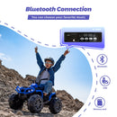 24V Kids Ride-On 4 Wheeler Quad Car with LED Lights, Adjustable 4-6 mph Speed Magic Cars 2