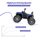 24V Kids Ride-On 4 Wheeler Quad Car with LED Lights, Adjustable 4-6 mph Speed Magic Cars 5