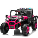 24V Electric UTV Truck for Kids with 3 Speed Remote Control - Pink Magic Cars Variant 0