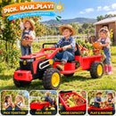 24V Ride-On Tractor for Kids with Bluetooth Music, LED Lights, and 5 MPH Speed, Suitable for Ages 3-8 Magic Cars 4