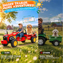24V Ride-On Tractor for Kids with Bluetooth Music, LED Lights, and 5 MPH Speed, Suitable for Ages 3-8 Magic Cars 6